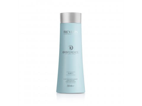 REVLON EKSPERIENCETM  Purity Purifying Hair Cleanser – atgaivina galvos odą, padeda sustabyti pleiskanų formavimąsi ir turi efektyvų antioksidacinį efektą, 250 ml 